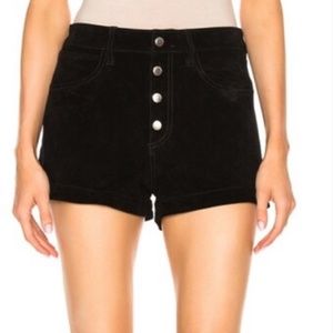 rag & bone Lou Suede High Rise Short